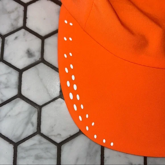 Lululemon Race Kit Hat Reflective Orange Size Large/XL - Picture 3 of 11
